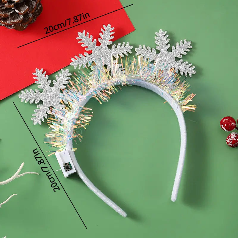 Serre Tete de Noel LED