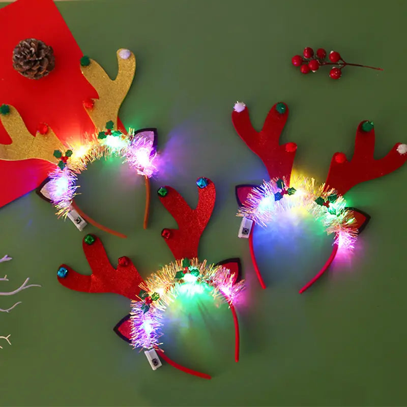 Serre Tete de Noel LED