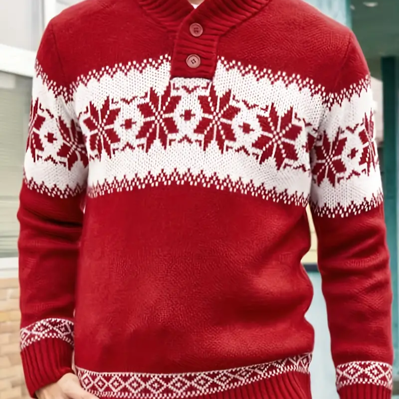 Pull de Noël homme rouge M TEX à Prix Pull de Noël homme rouge M TEX à Prix