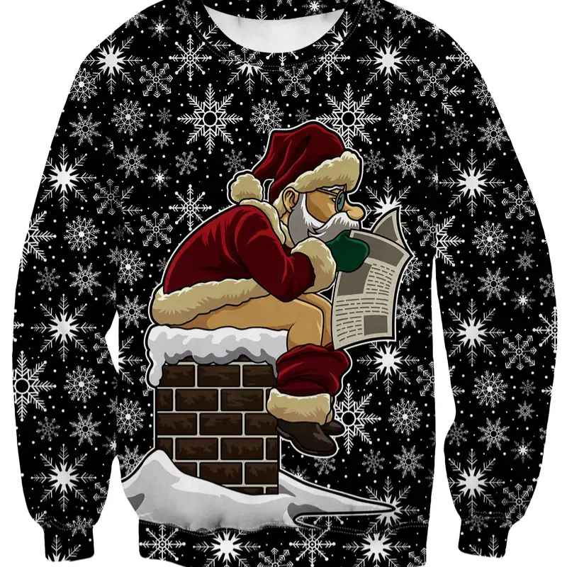 Sweat de Noel Homme Père Noel Original