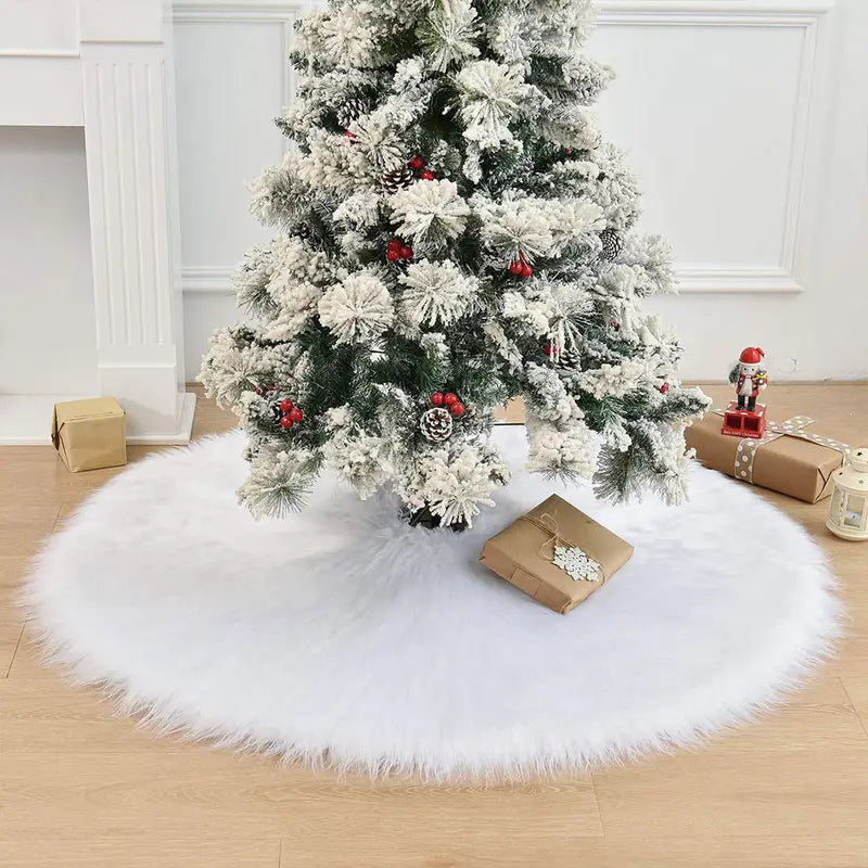 Cache pied sapin blanc
