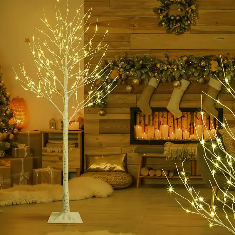 Sapin de Noel Extérieur Lumineux Blanc