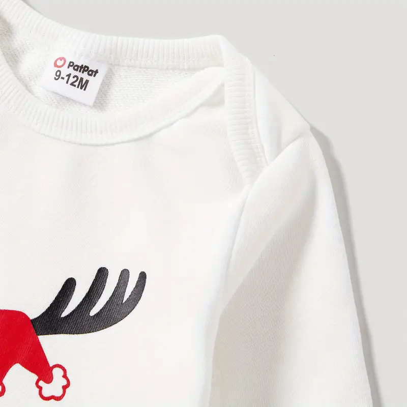 Pull Moche de Famille Noel avec Message Joyeux