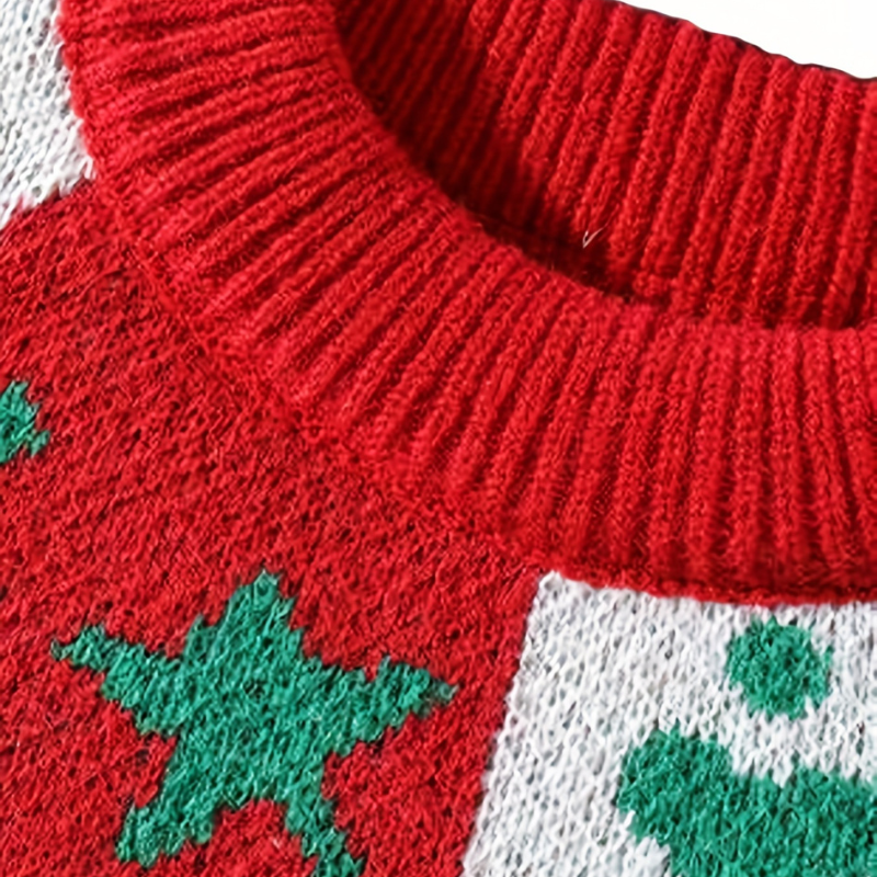 Pull Rouge de Noel Pour Homme