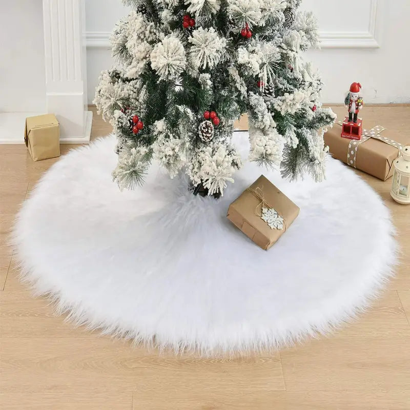 Cache pied sapin blanc