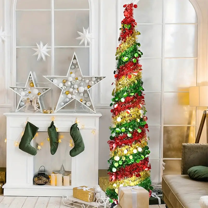Beau Sapin de Noel en Exterieur