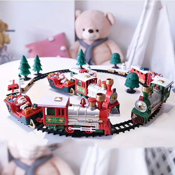 Train Electrique de Noël Festif