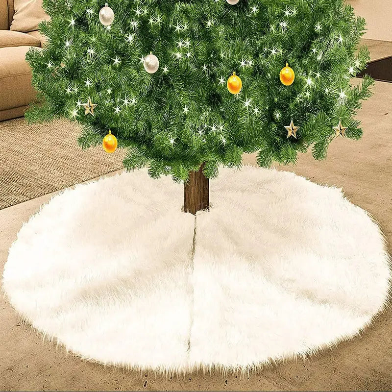 Cache pied sapin blanc