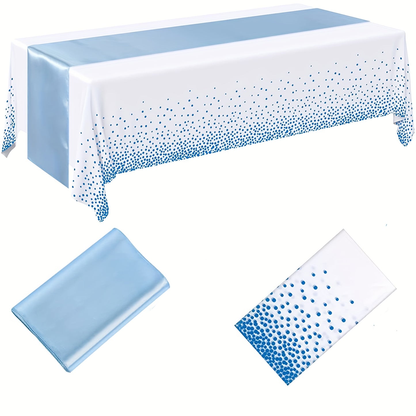 Centre de Table avec Chemin de Table Satin