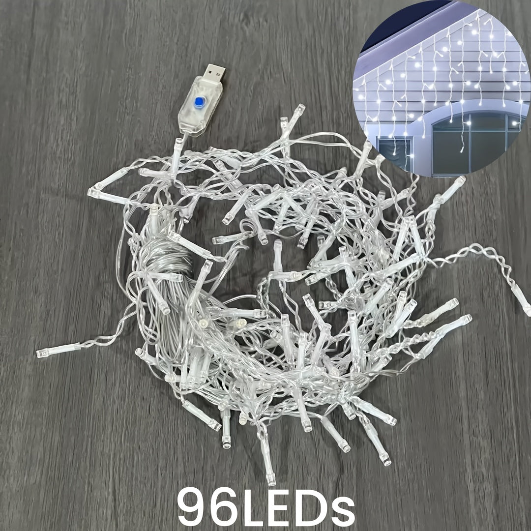 Guirlande Lumineuse de Noël USB Blanc/Multi