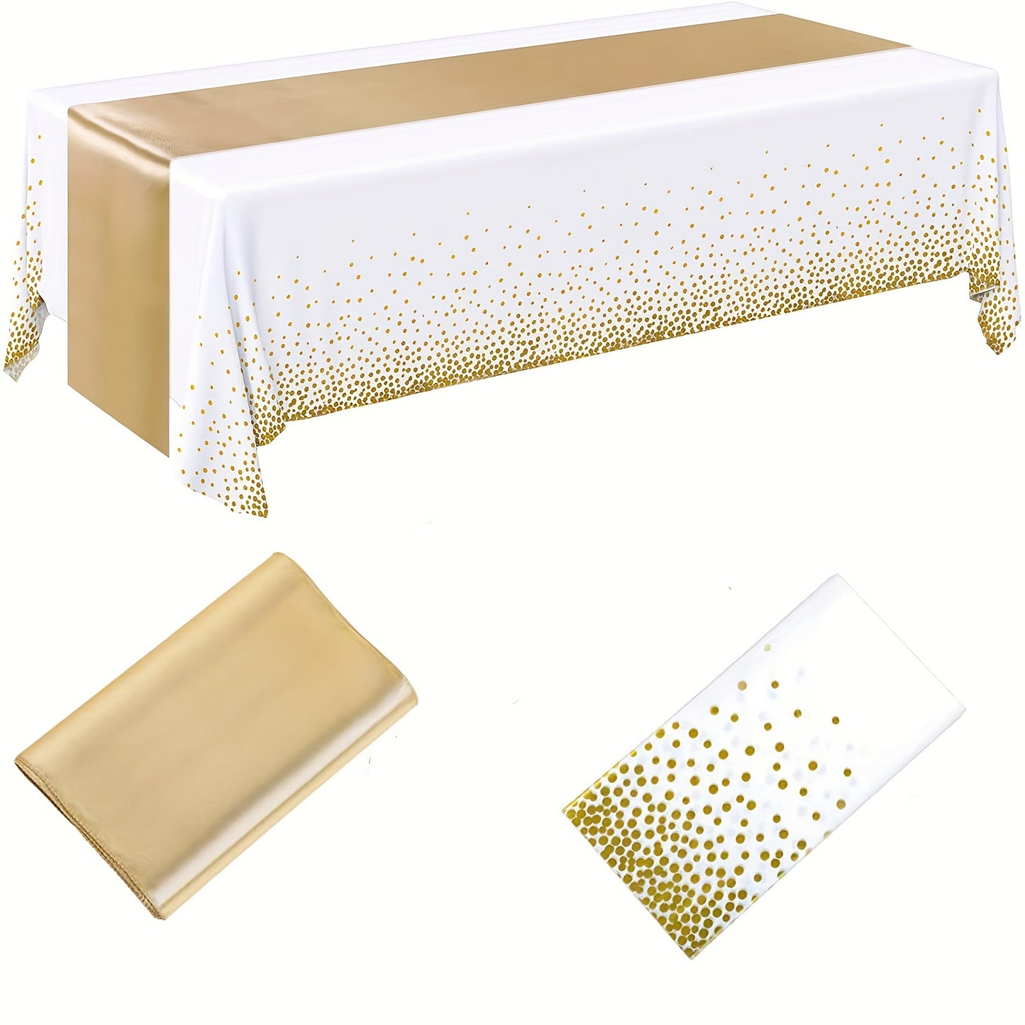 Centre de Table avec Chemin de Table Satin