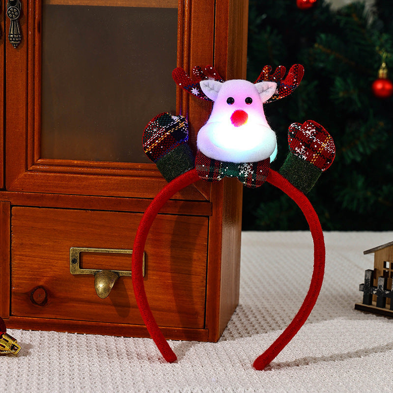 Serre Tête de Noël Bonhommes Festifs (x4)