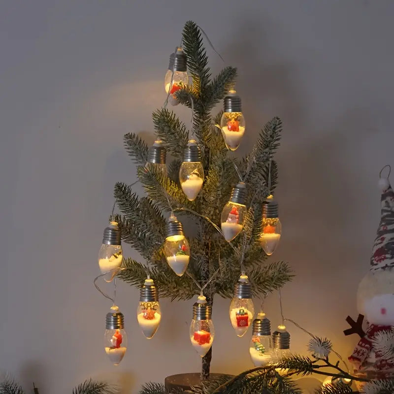 Guirlande Lumineuse pour Sapin avec Pèrre Noel