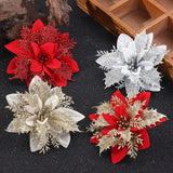 Fleur de Noël Feuille 10 pièces