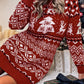 Robe Pull Motif De Noel