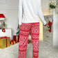 Pyjama Rouge et Blanc Renne Noel Femme