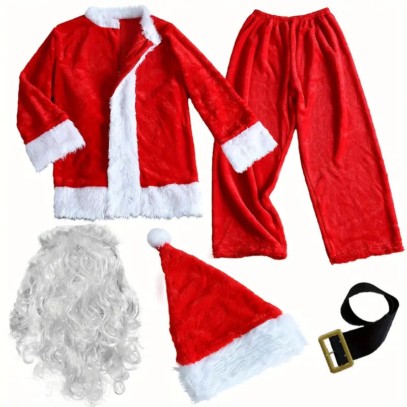 Costume Complet 5 Pieces Pere noel