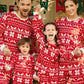 Pyjama Assorti Famille pour Noel Motif Traditionnel