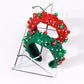 Bandeau de Noel Perles Vert et Rouge