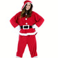 Robe Mere Noel Capuche Femme