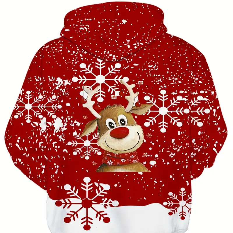 Pull Moche de Noel Avec Renne