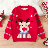 Pull de Noël Moche Enfant Motif Renne
