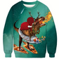 Pull Moche Noel Homme avec Chien en Lunettes Festives