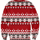 Sweat Noel Homme Bonhomme de Neige Rouge