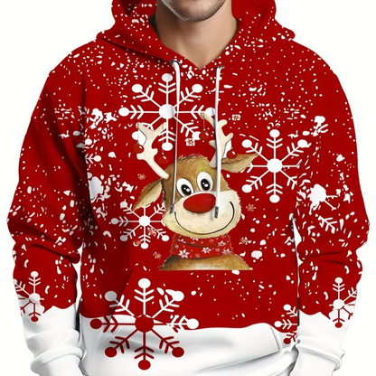 Pull Moche de Noel Avec Renne