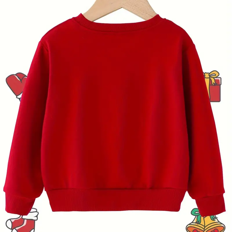 Pull De Noël Enfant 'moche' Rigolo - Sweatshirt à Col Rond, Motifs Noël, Taille 3 à 12 Ans, Garçon/fille, Coton Doux