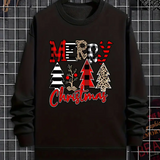 Pull de Noël Homme Merry Christmas avec Sapins