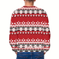 Sweat Noel Homme Bonhomme de Neige Rouge