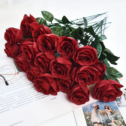 Rose de Noël 10 pièces