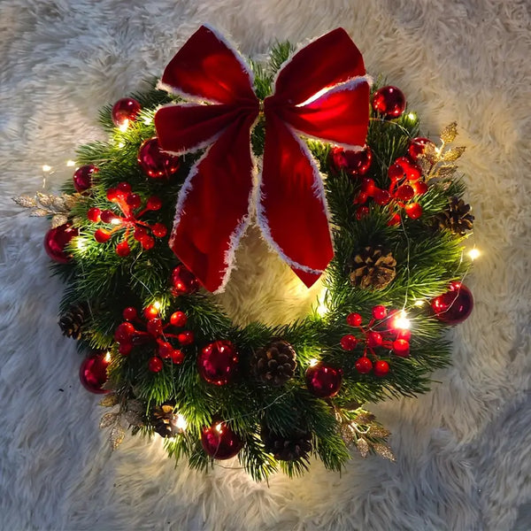 Couronne Lumineuse Artificielle Noël
