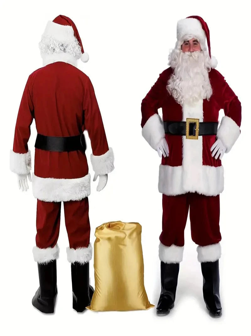 Costume 6 Pieces Pere Noel Adulte