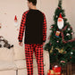 Pyjama Carreaux Rouge et Noir Homme