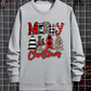 Pull de Noel Homme Merry Christmas avec Sapins