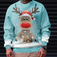 Pull Moche de Noël Homme Renne Amusant — pull de Noël homme