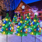 4 x Sapins de Noel Extérieur LED Solaire