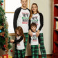 Pyjama Famille de Noel Motif Carreaux Vert