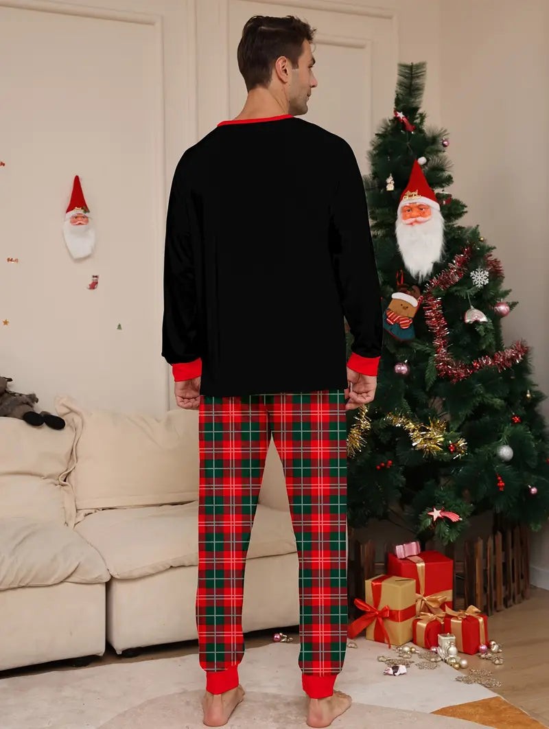 Pyjama Lutin De Noel Carreaux Homme