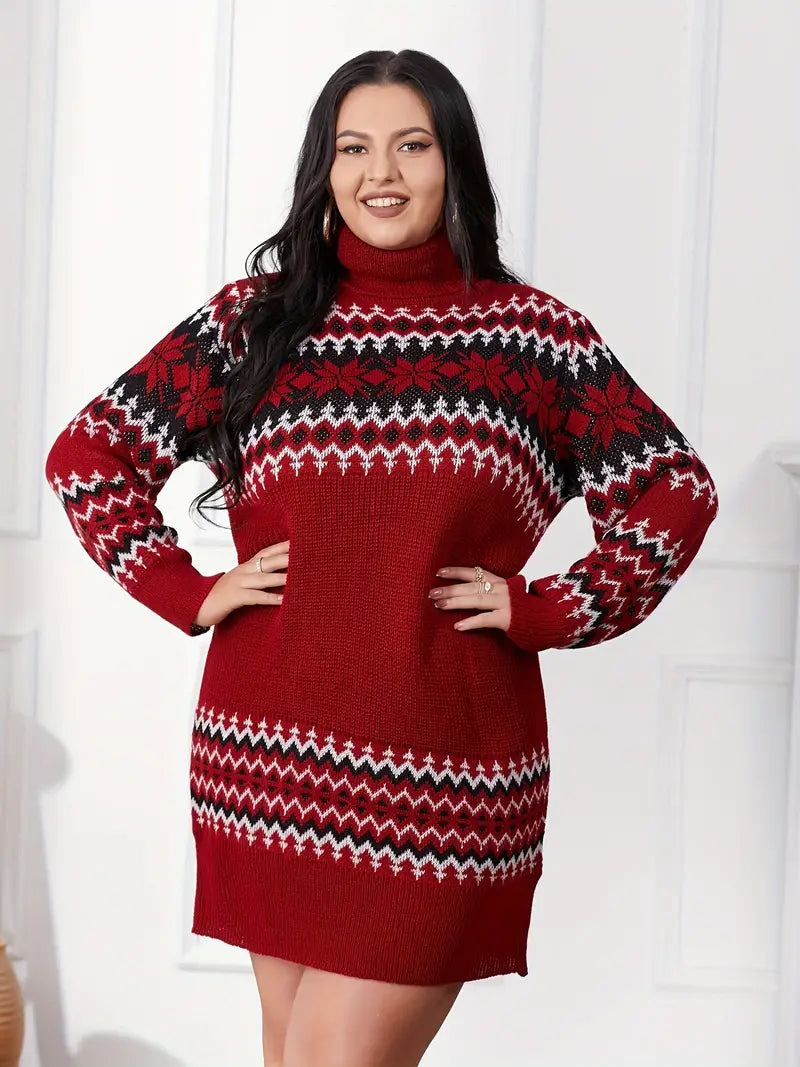 Robe Grande Taille pour Noel