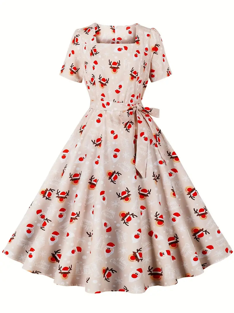 Robe de Noel Style Années 50