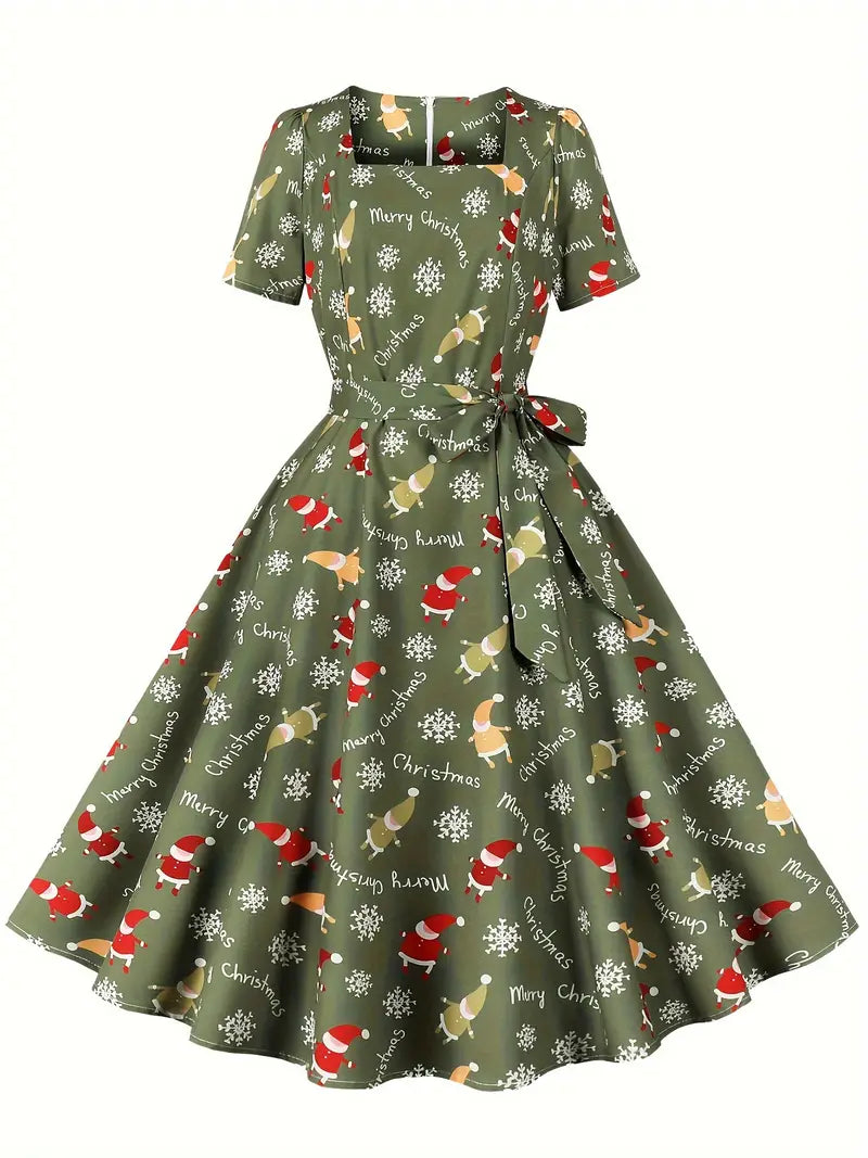 Robe de Noel Style Années 50