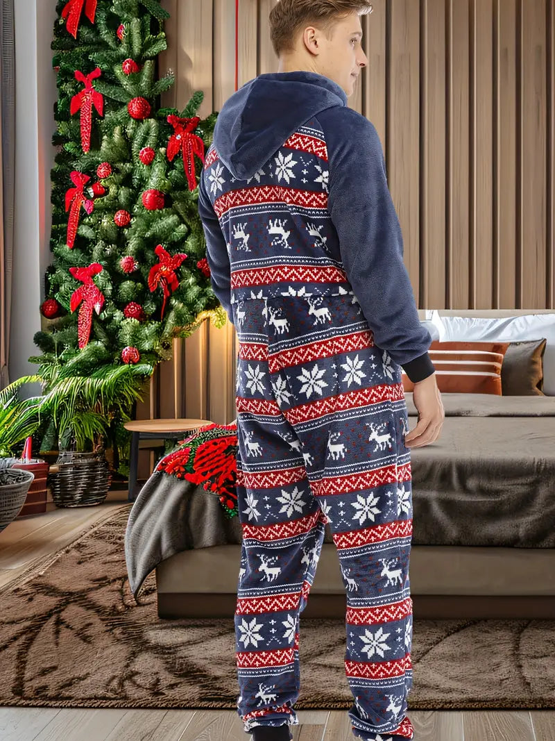 Pyjama Polaire Renne de Noel Homme