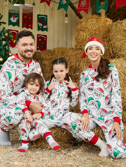 Pyjama Père Noël pour Toute la Famille