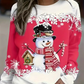 Pull Noël Moche Manches Longues, design entièrement imprimé