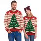 Pulls de Noel Couple avec Bonhomme de Neige en Relief