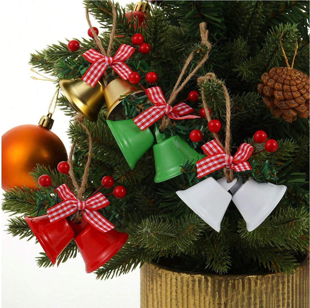 Cloches de Noel pour Sapin (x8)