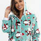 Combinaison Pyjama Femme Noel Motif Pingouins